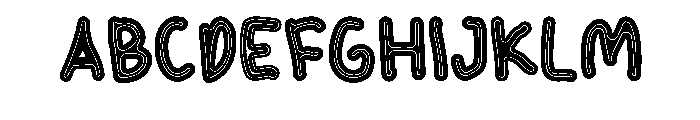 Niblora Regular Font UPPERCASE