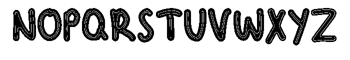 Niblora Regular Font UPPERCASE