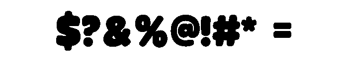 Nibsy Pop Font OTHER CHARS