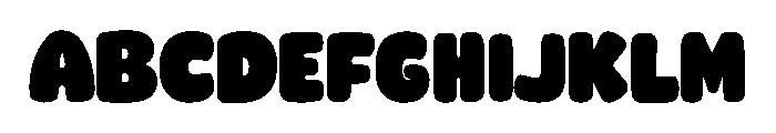Nibsy Pop Font UPPERCASE