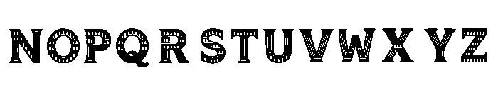 Nicca Regular Font UPPERCASE