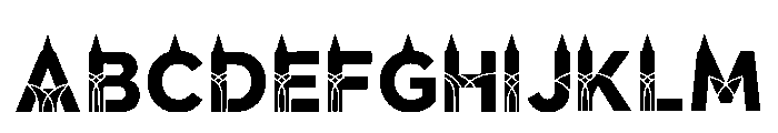 Nicco Regular Font UPPERCASE