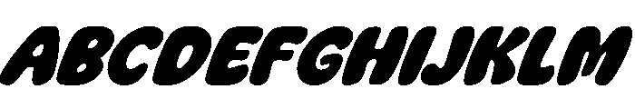 Nice Dream Italic Italic Font UPPERCASE