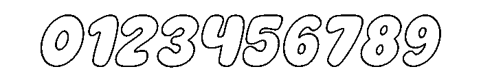 Nice Dream Outline Italic Outline Italic Font OTHER CHARS