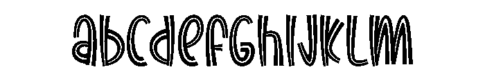 Nice Dream1 Font UPPERCASE
