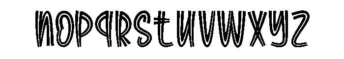 Nice Dream1 Font UPPERCASE