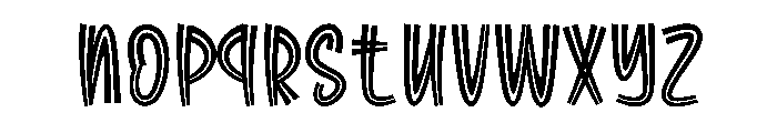 Nice Dream1 Font LOWERCASE