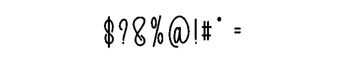 Nice February Font OTHER CHARS