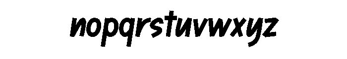 Nice Holiday Font LOWERCASE