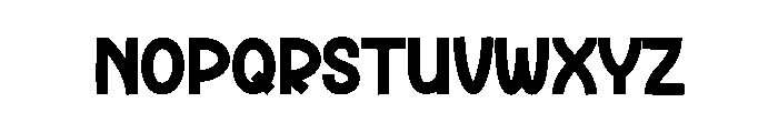 Nice School Font LOWERCASE