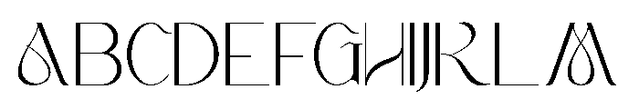 Nicola Claire Font UPPERCASE
