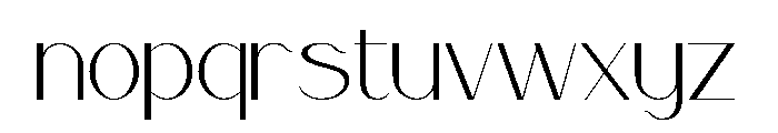Nicola Claire Font LOWERCASE