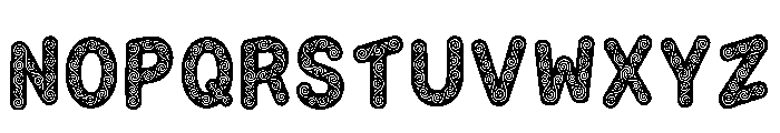 Nicotiana Regular Font UPPERCASE
