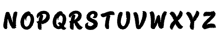 Nida Regular Font UPPERCASE