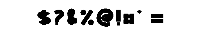 Night Alone Font OTHER CHARS