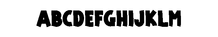 Night Alone Font UPPERCASE