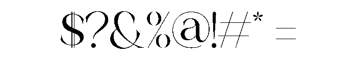 Night Amore Regular Font OTHER CHARS