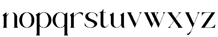 Night Amore Regular Font LOWERCASE