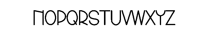 Night Amsterdam Font UPPERCASE