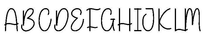 Night Animal Font UPPERCASE