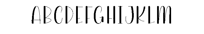 Night Autography Font UPPERCASE