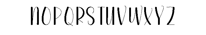 Night Autography Font UPPERCASE