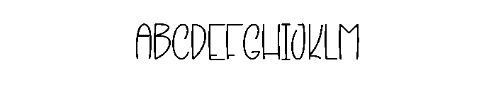 Night Beach Font UPPERCASE
