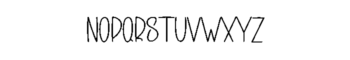 Night Beach Font UPPERCASE