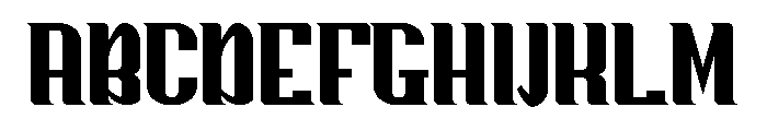 Night Bender Bold Font UPPERCASE