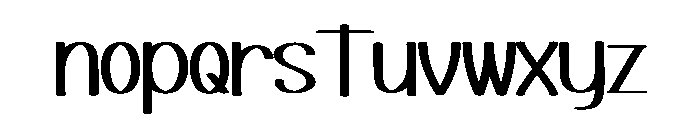 Night Bubble Font UPPERCASE