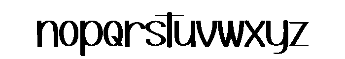 Night Bubble Font LOWERCASE
