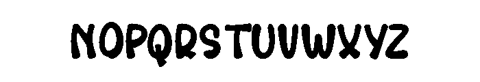 Night Country Font LOWERCASE