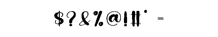 Night Design Font OTHER CHARS