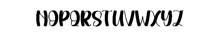 Night Design Font LOWERCASE
