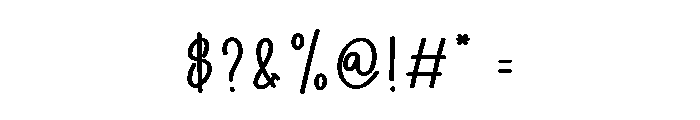 Night Digital Font OTHER CHARS