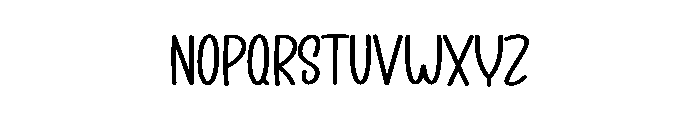 Night Digital Font UPPERCASE