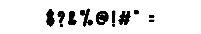 Night Firework Font OTHER CHARS