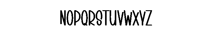 Night Graduats Font LOWERCASE
