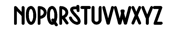 Night Gravity Font UPPERCASE