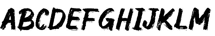 Night Growl Extended Font UPPERCASE
