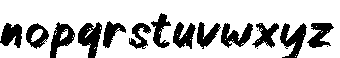 Night Growl Extended Font LOWERCASE
