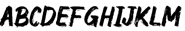 Night Growl Font UPPERCASE
