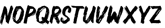 Night Growl Font UPPERCASE