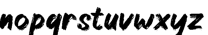 Night Growl Font LOWERCASE
