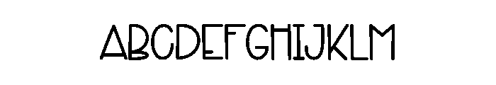 Night Monogram Font UPPERCASE