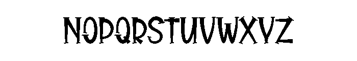 Night Mystery Font UPPERCASE