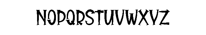 Night Mystery Font LOWERCASE