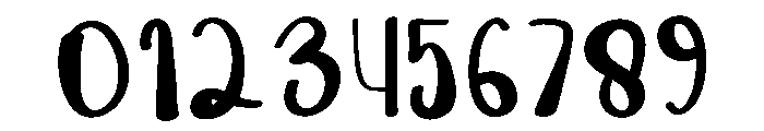 Night Newyear Font OTHER CHARS