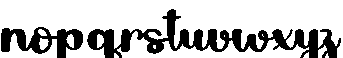Night Newyear Font LOWERCASE