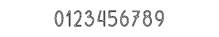Night Rainbow Font OTHER CHARS